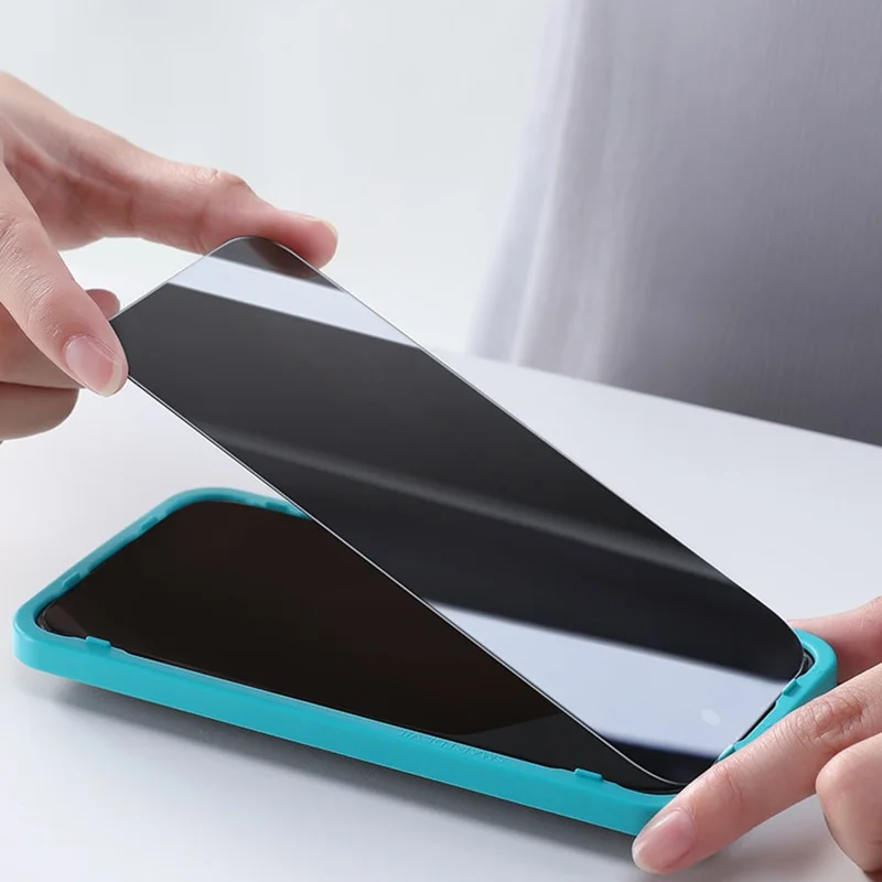 SMARTDEVIL 2 шт. для iPhone 15 Pro Max Защитная пленка от подглядывания 0,33 мм Закаленное стекло из алюмокремниевого сплава (не полное покрытие) с инструментом для установки