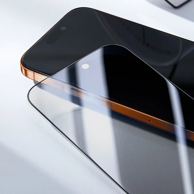 SMARTDEVIL 2 шт. для iPhone 15 Pro Max Защитная пленка от подглядывания 0,33 мм Закаленное стекло из алюмокремниевого сплава (не полное покрытие) с инструментом для установки