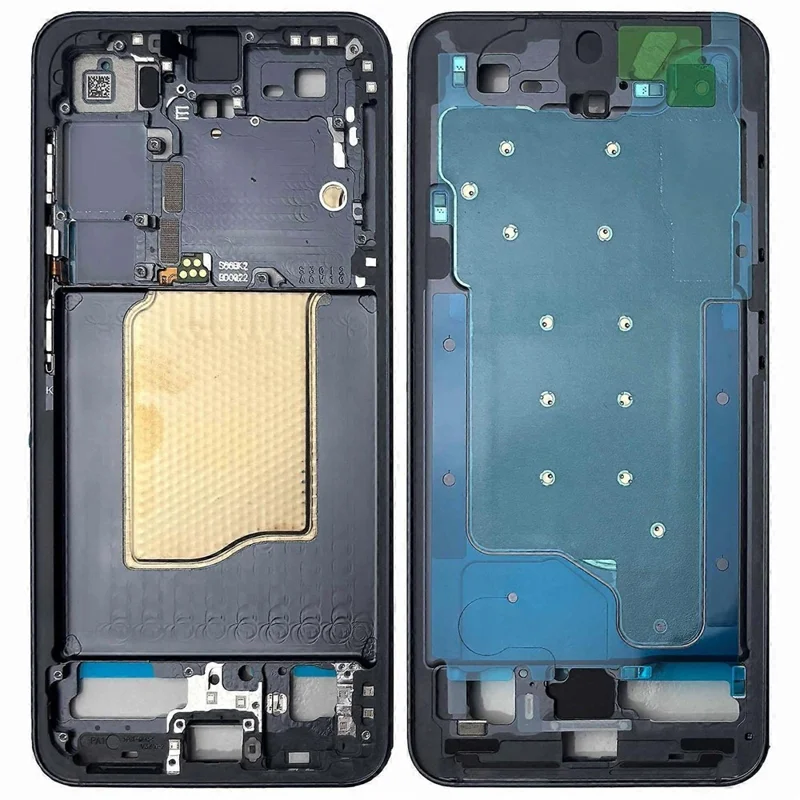 For Samsung Galaxy S25 S931B (Global Version) OEM Front Housing Frame Repair Part (without Logo) - Blue Black