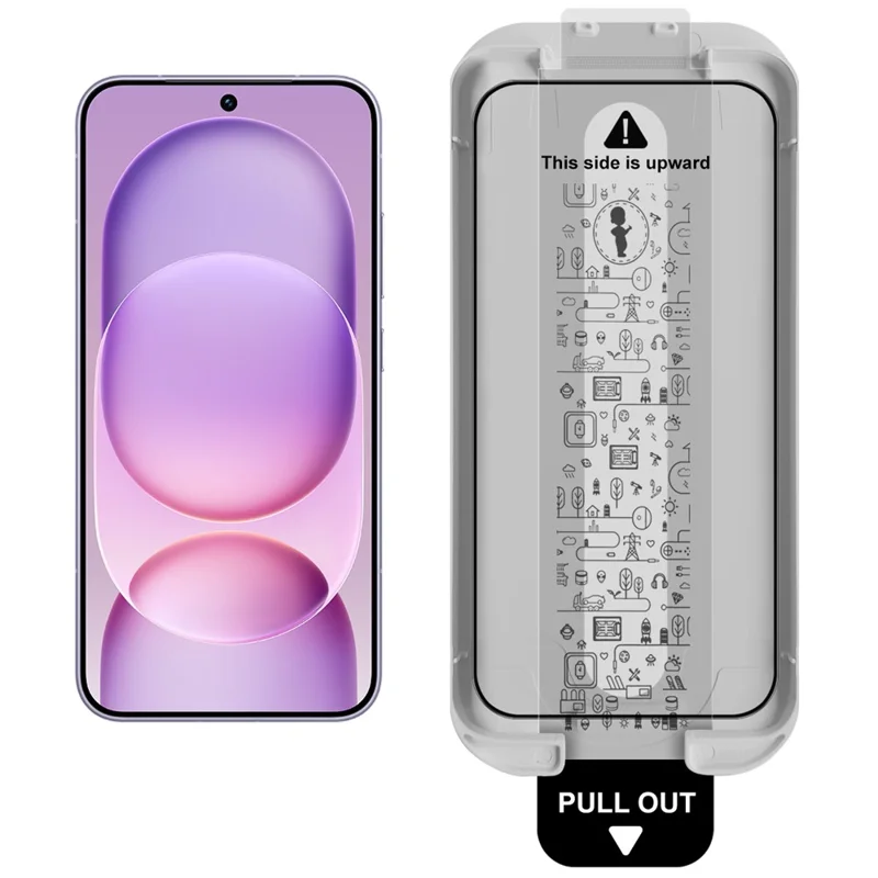 IMAK For Honor Magic8 Pro Air 5G Tempered Glass Full Screen Protector Full Glue Film with Dust-free Installation Tool (Fingerprint Unlock) - Black