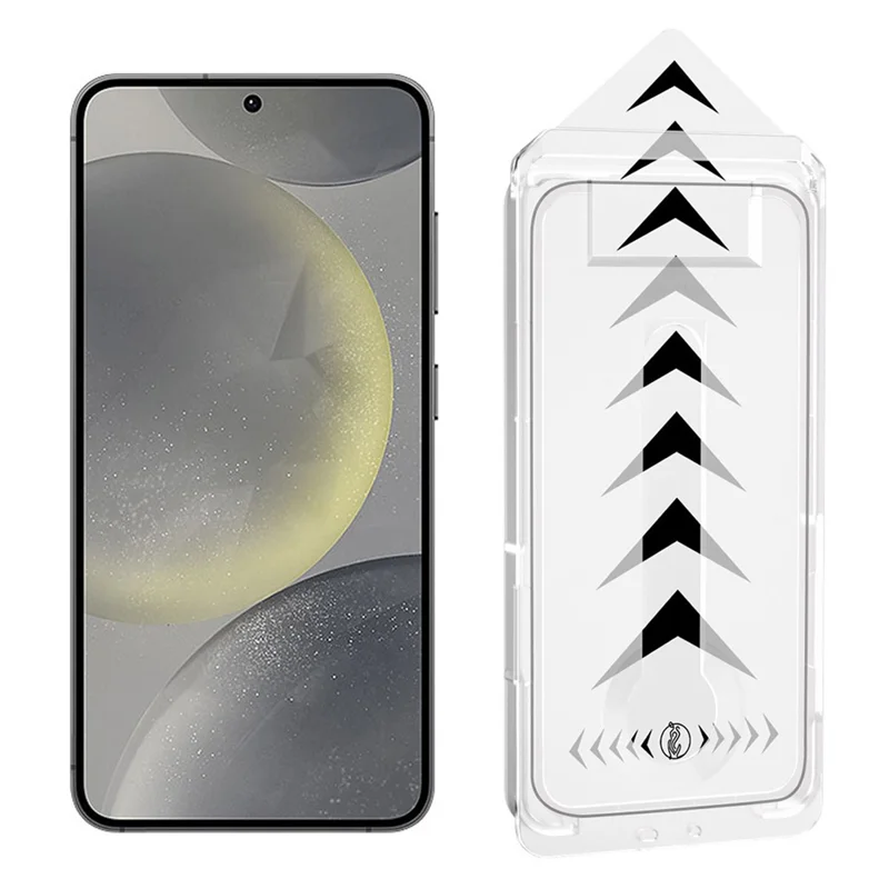 Protector de Pantalla Completo Anti-Espías para Samsung Galaxy S24, Película de Vidrio Templado con Adhesivo Total y Herramienta de Alineación Automática Libre de Polvo - Negro