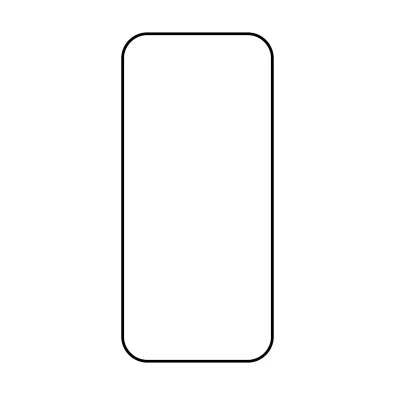 Для iPhone 17 Pro 2 шт. Закаленное стекло с шелковой печатью HD Черная кромка Полное покрытие Защита экрана - Прозрачная