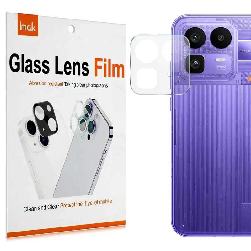 IMAK For Realme Neo8 5G Camera Lens Protector Slim Tempered Glass Full Coverage Lens Film - Transparent
