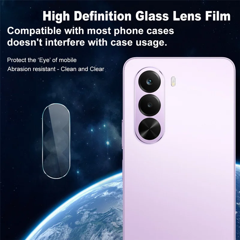 IMAK For Realme P4x 5G Camera Lens Protector Slim Tempered Glass Full Coverage Lens Film - Transparent