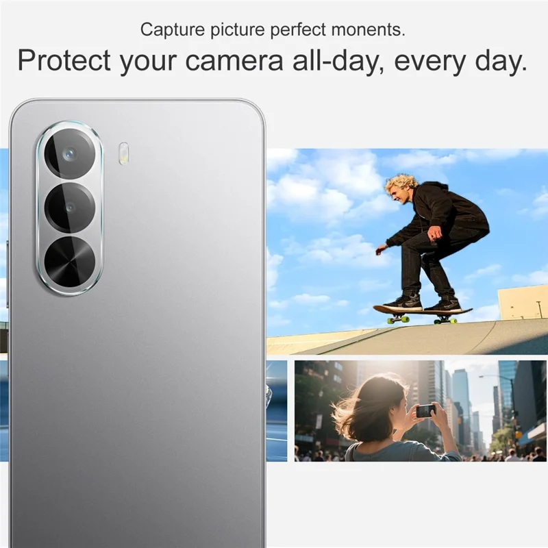 IMAK For Realme P4x 5G Camera Lens Protector Slim Tempered Glass Full Coverage Lens Film - Transparent