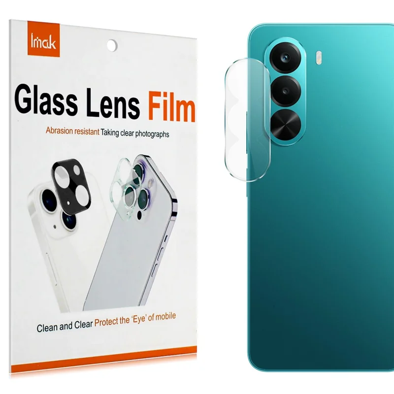IMAK For Realme P4x 5G Camera Lens Protector Slim Tempered Glass Full Coverage Lens Film - Transparent