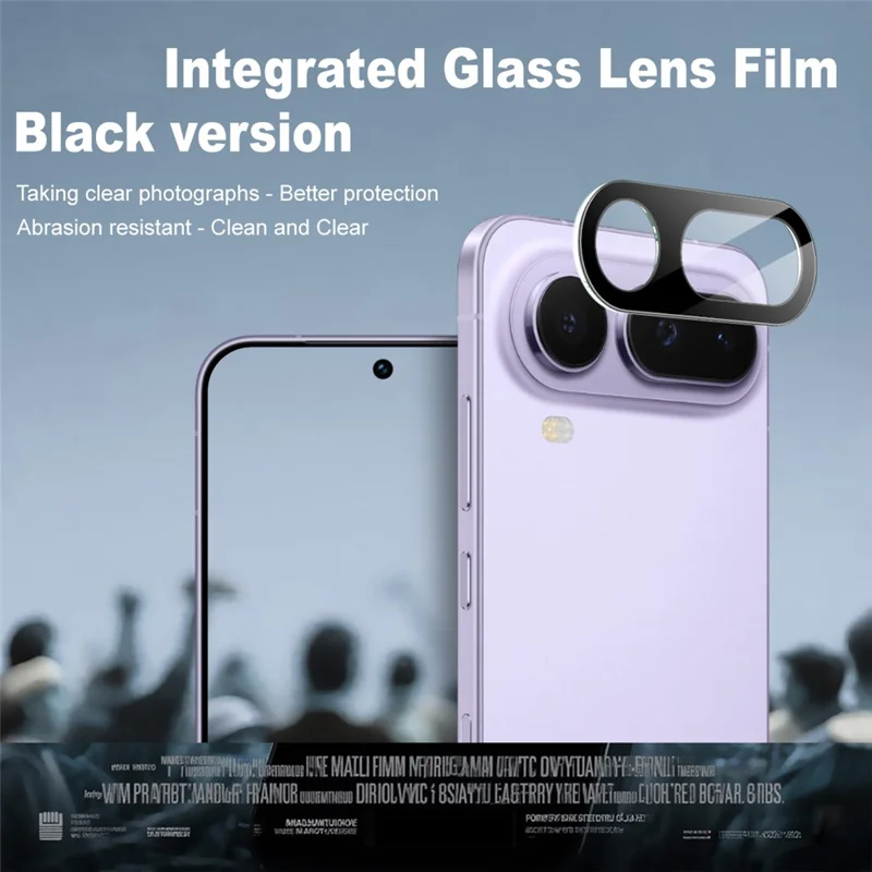 IMAK For Honor Magic8 Pro Air 5G Tempered Glass Full Cover Lens Film + Acrylic Cap - Black