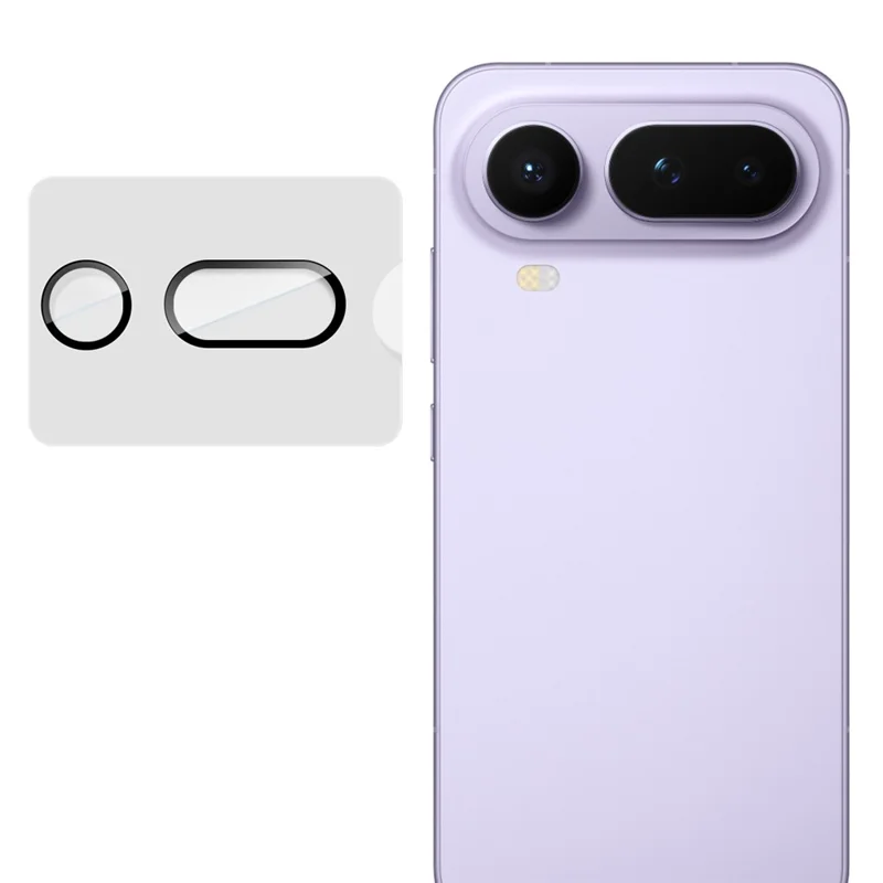 IMAK For Honor Magic8 Pro Air 5G Tempered Glass Camera Lens Protector with Self Positioning Frame (Complete Covering) - Transparent