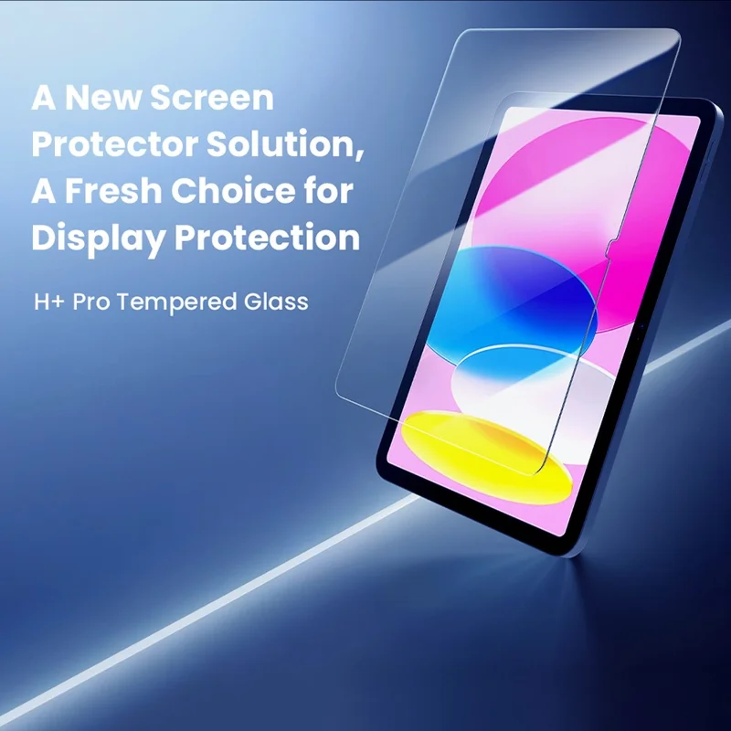 NILLKIN H+ Pro For iPad (2025)  /  10.9 (2022) Screen Protector Full Glue Full Coverage 9H High Aluminium-Silicon Glass Film - Transparent