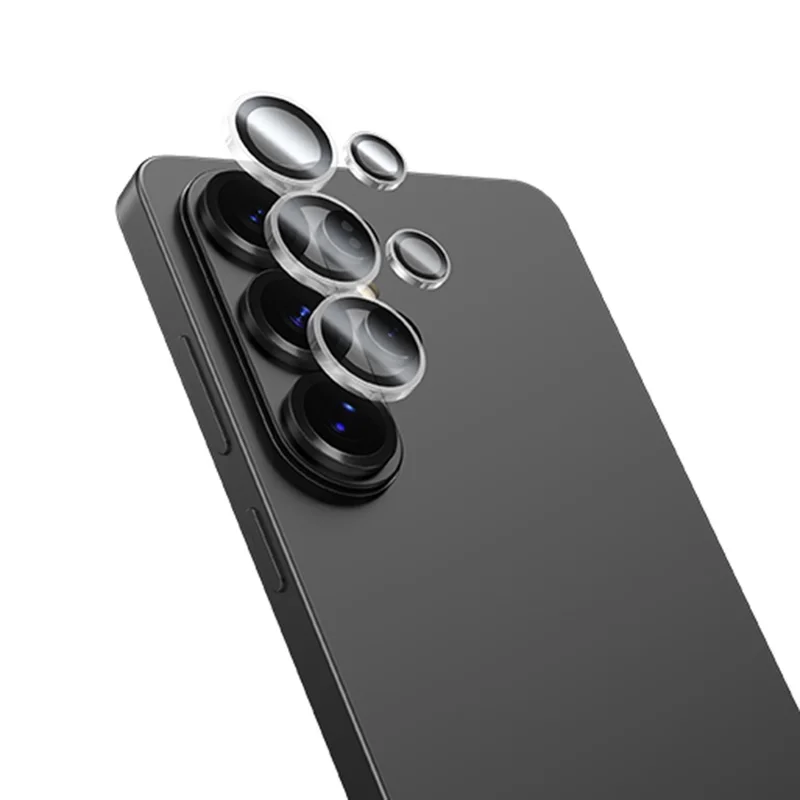 BENKS 1 Set For Samsung Galaxy S26 Ultra Corning Gorilla Glass Full Coverage Camera Lens Protector with Aluminium Alloy Frame - Black