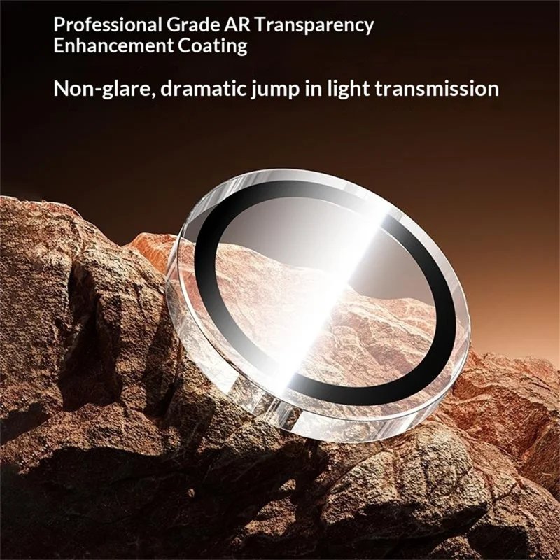 BENKS 1 Set For Samsung Galaxy S26 Ultra Corning Gorilla Glass Full Coverage Camera Lens Protector with Aluminium Alloy Frame - Black