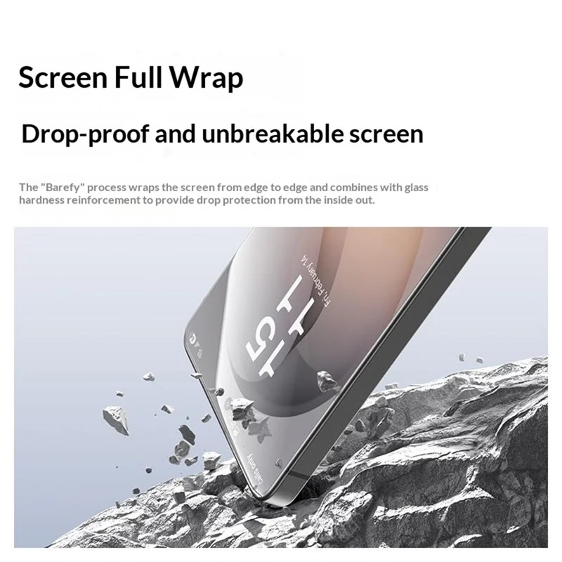 BENKS Zero Arc Series for Samsung Galaxy S26 Ultra Full Screen Protector 0.23mm High Aluminium-silicon Glass Explosion Proof Film - Transparent