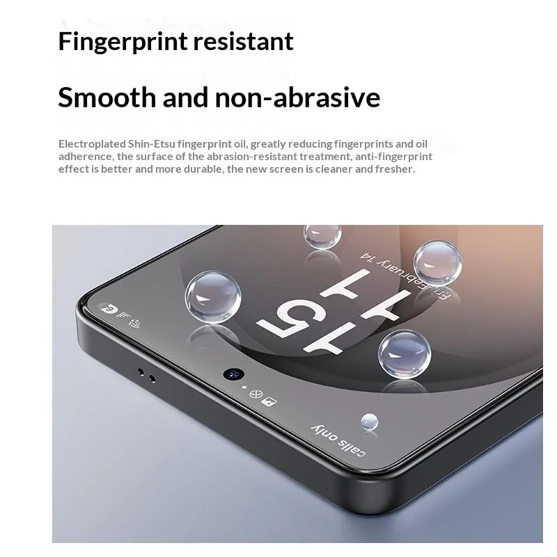 BENKS Zero Arc Serie für Samsung Galaxy S26+ Vollbildschutz 0,23 mm hochfester Aluminium-Silicat-Glas explosionsgeschützte Folie – Transparent