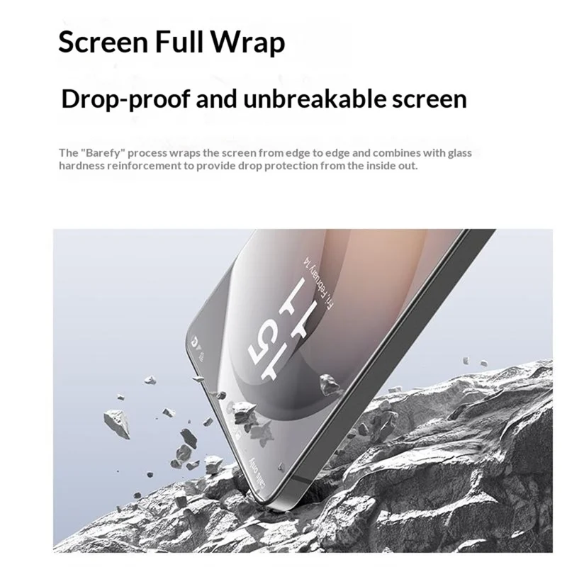 BENKS Zero Arc Serie für Samsung Galaxy S26 / S26 Pro Vollbildschutz 0,23 mm hochfester Aluminium-Silicat-Glas explosionsgeschützte Folie - Transparent