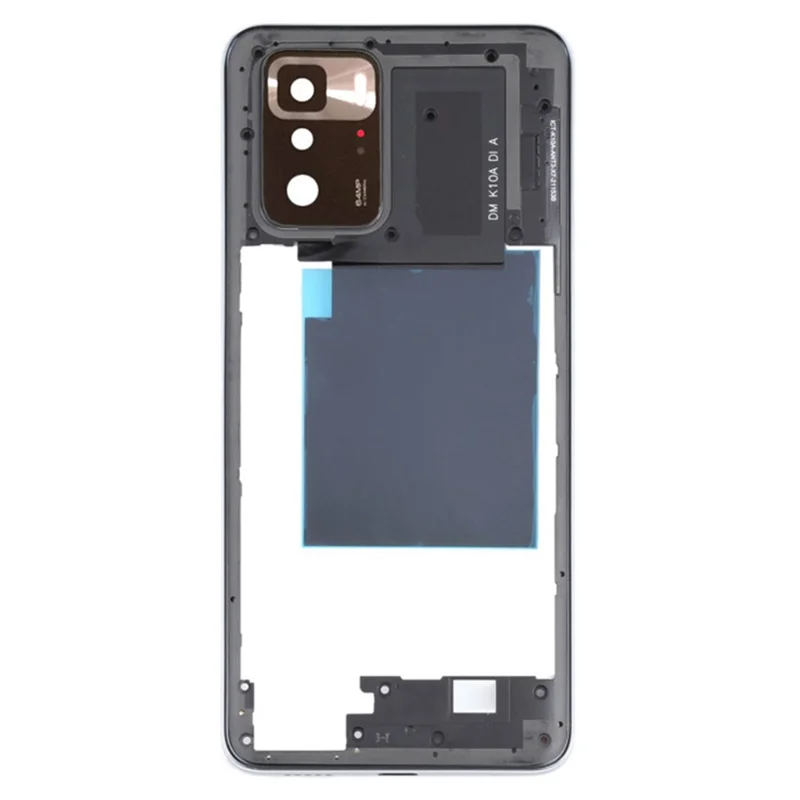 For Xiaomi Poco X3 GT OEM Midterhusplade Ramme Erstatningsdel (uden logo) - Hvid