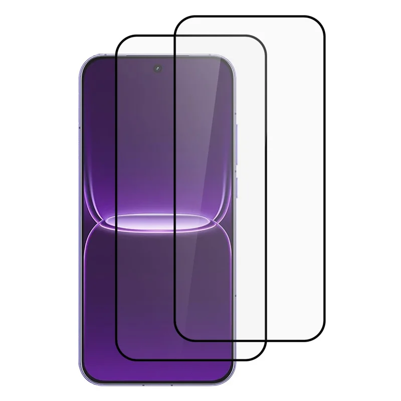 ITIETIE 2 UDS Para Realme Neo8 5G Cristal Templado 0,25 mm de Aluminio Alto Protector de Pantalla Completa con Impresión Serigráfica, Adhesivo Completo - Transparente