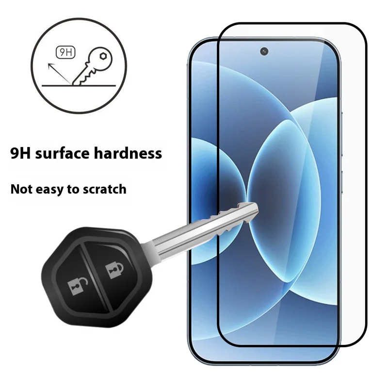 ITIETIE para Xiaomi 17 / 17 Pro Protector de Pantalla 0,25 mm Adhesivo Completo Cobertura Total Vidrio de Alta Calidad con Impresión de Seda - Transparente