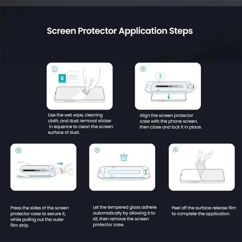 NILLKIN H+Pro para protector de pantalla Samsung Galaxy S26 Ultra 9H antiarañazos de vidrio templado de cobertura total - Transparente