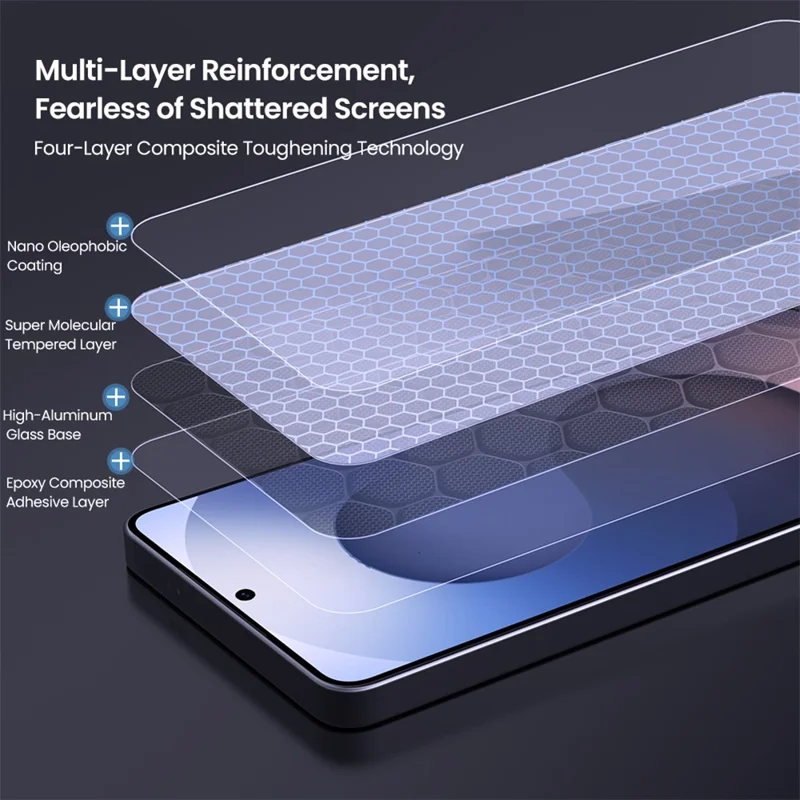 NILLKIN H+Pro para protector de pantalla Samsung Galaxy S26 Ultra 9H antiarañazos de vidrio templado de cobertura total - Transparente