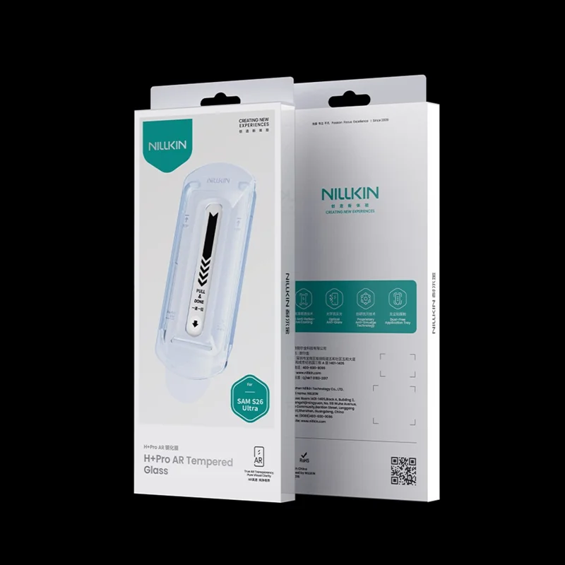NILLKIN H+Pro para Samsung Galaxy S26 Ultra Protector de Pantalla Cobertura Total HD Transparente con Vidrio Templado AR - Transparente