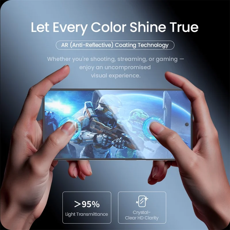 NILLKIN H+Pro para Samsung Galaxy S26 Ultra Protector de Pantalla Cobertura Total HD Transparente con Vidrio Templado AR - Transparente