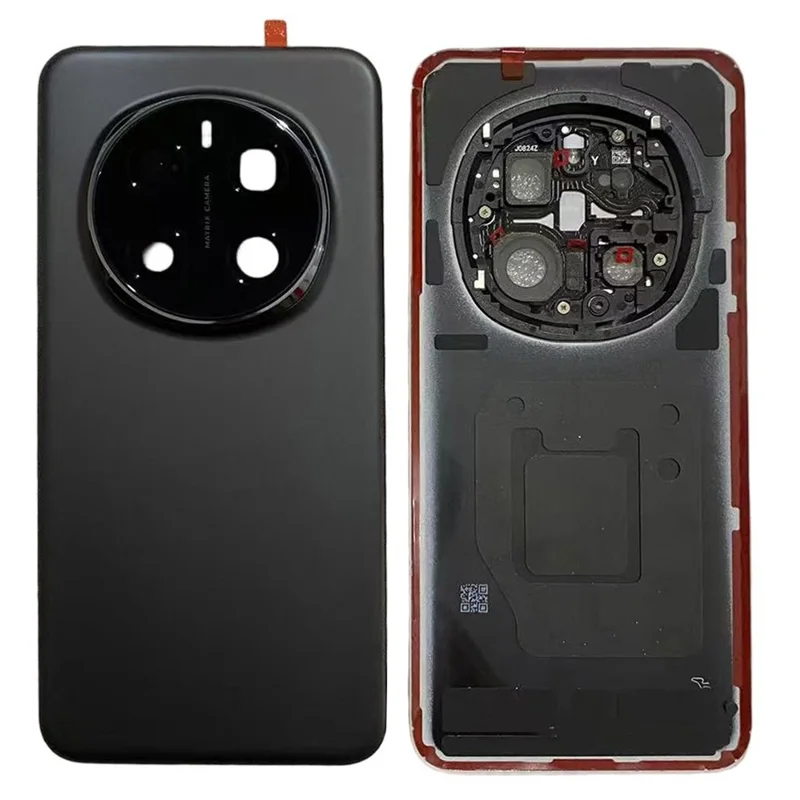 For Honor Magic7 Pro 5G OEM Battery Housing Back Cover with Camera Ring Lens Cover Replacement - Black