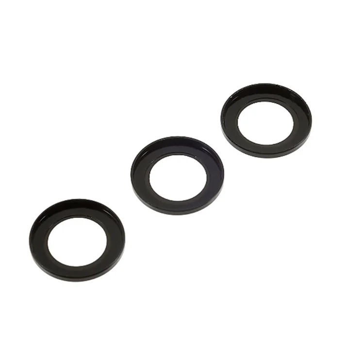 1 Set für Samsung Galaxy S23+ / S23 Anti-Scratch-Rückkamera-Objektivfilm Metall + gehärtetes Glas Klare Objektivschutzfolie - Schwarz