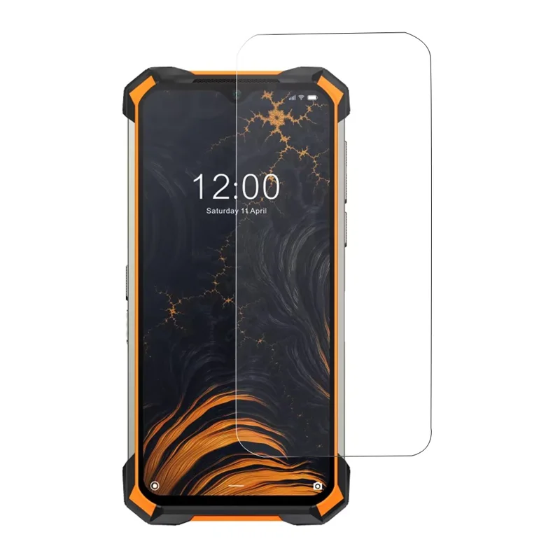 For Doogee S88 Pro Screen Protector 0.3mm Arc Edge Tempered Glass Film, Not Complete Coverage - Transparent