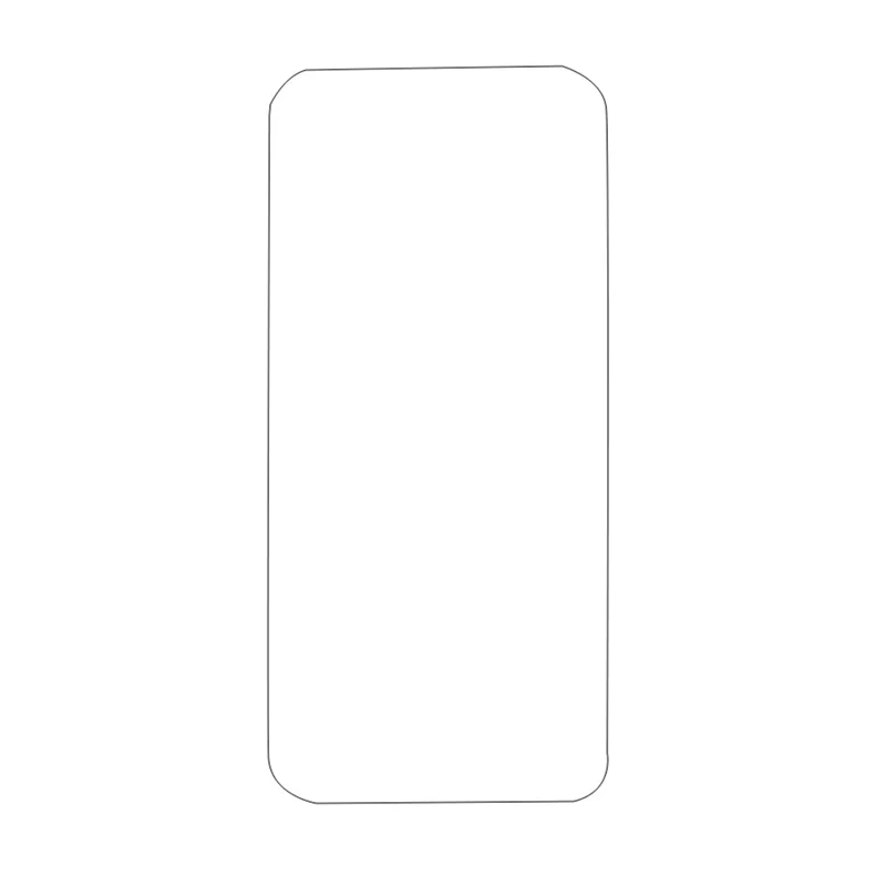 For Doogee S88 Pro Screen Protector 0.3mm Arc Edge Tempered Glass Film, Not Complete Coverage - Transparent
