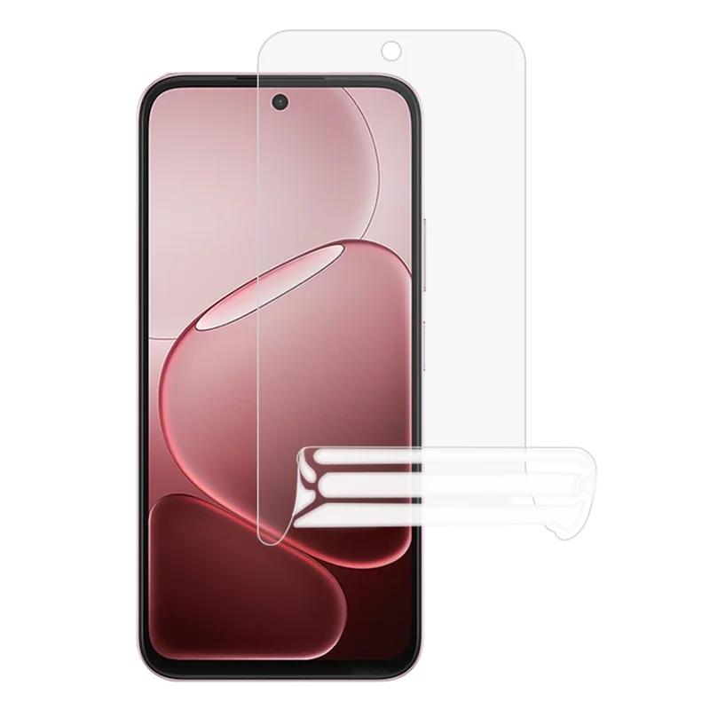 Outer Screen Protector For Oppo A6 5G  /  A6x 5G  /  A6x 4G  /  A6s 5G  /  A6t 5G  /  A6t 4G  /  A6c 4G  /  A6s 4G Clear PET Hydrogel Film Full Coverage Full Glue - Transparent