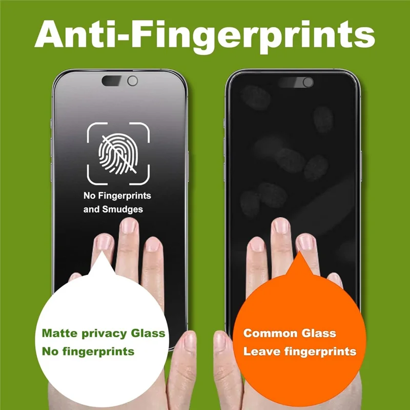 10Pcs for iPhone 17 Pro Max Anti-Spy Matte Full Screen Protector 3D Large Arc Edge High Aluminium-silicon Glass Film - Black