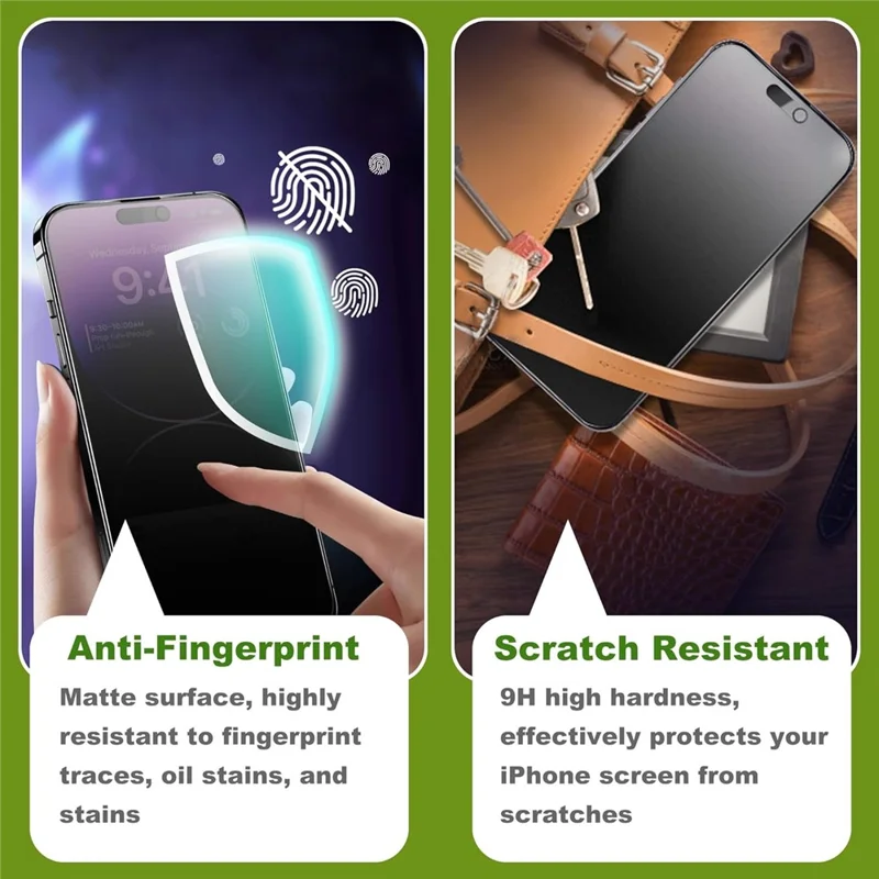 10Pcs for iPhone 17 Pro Max High Definition Matte Full Screen Protector 3D Large Arc Edge High Aluminium-silicon Glass Film - Transparent