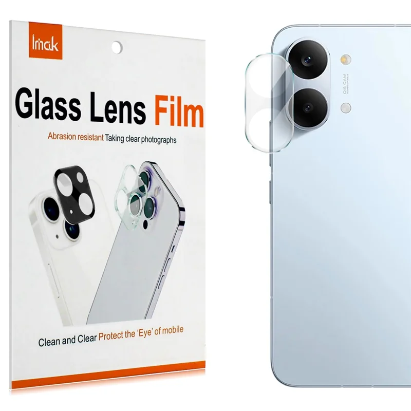 IMAK For Xiaomi Redmi Turbo 5 Max 5G / Poco X8 Pro Max 5G Camera Lens Protector Slim Tempered Glass Full Coverage Lens Film - Transparent