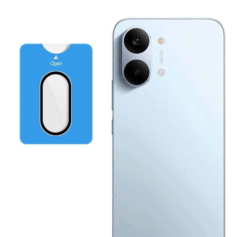 IMAK Für Xiaomi Redmi Turbo 5 Max 5G / Poco X8 Pro Max 5G Gehärtetes Glas Objektivschutz mit Selbstpositionierungsrahmen (Vollständige Abdeckung) – Transparent