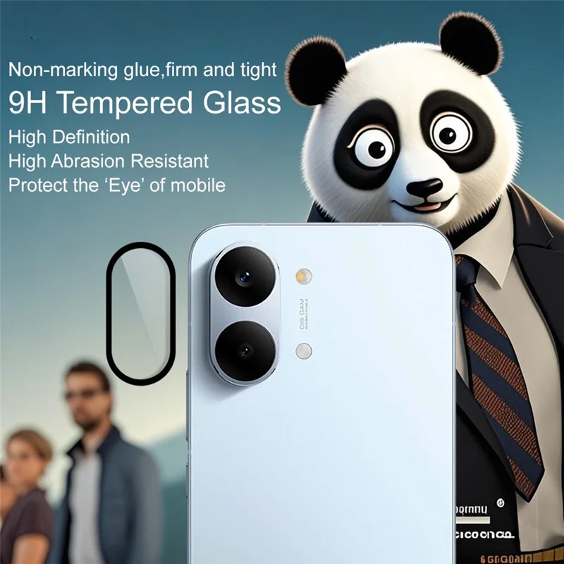 IMAK Für Xiaomi Redmi Turbo 5 Max 5G / Poco X8 Pro Max 5G Gehärtetes Glas Objektivschutz mit Selbstpositionierungsrahmen (Vollständige Abdeckung) – Transparent