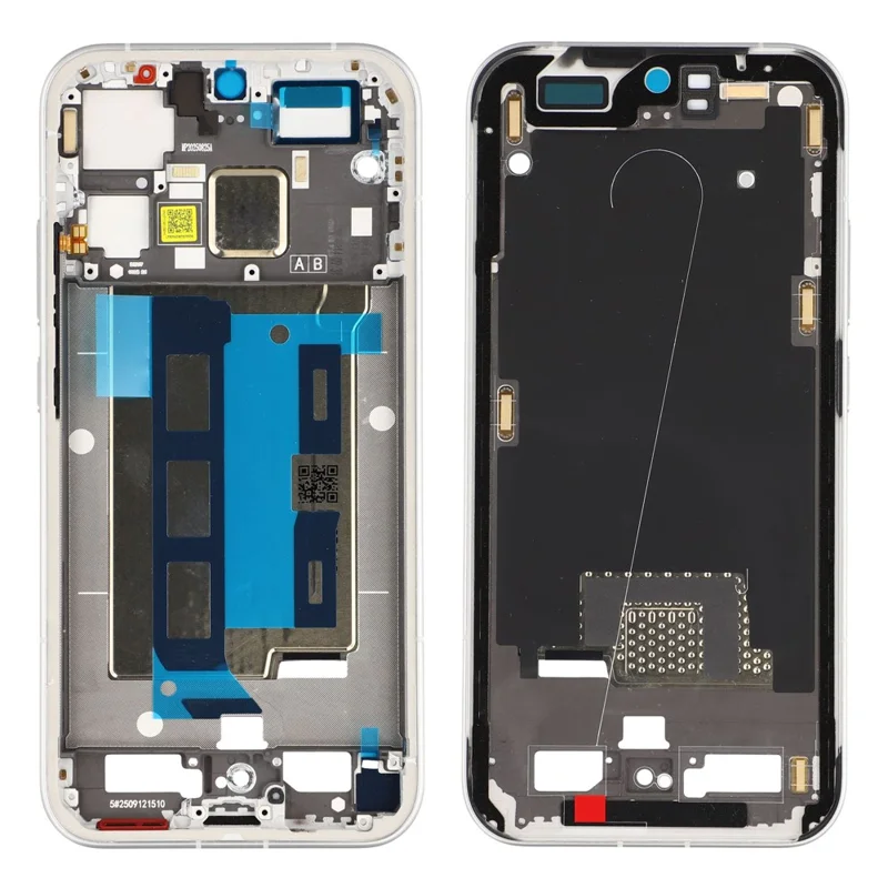 For Xiaomi Redmi K90 5G OEM Middle Plate Frame Repair Part (A-Side) (Without Logo) - Silver