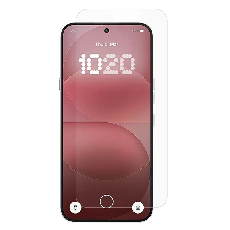 AMORUS For Nothing Phone (4a) Pro High Aluminum-silicon Glass Film Anti-Scratch 2.5D Arc Edge Screen Protector, NOT Complete Covering - Transparent