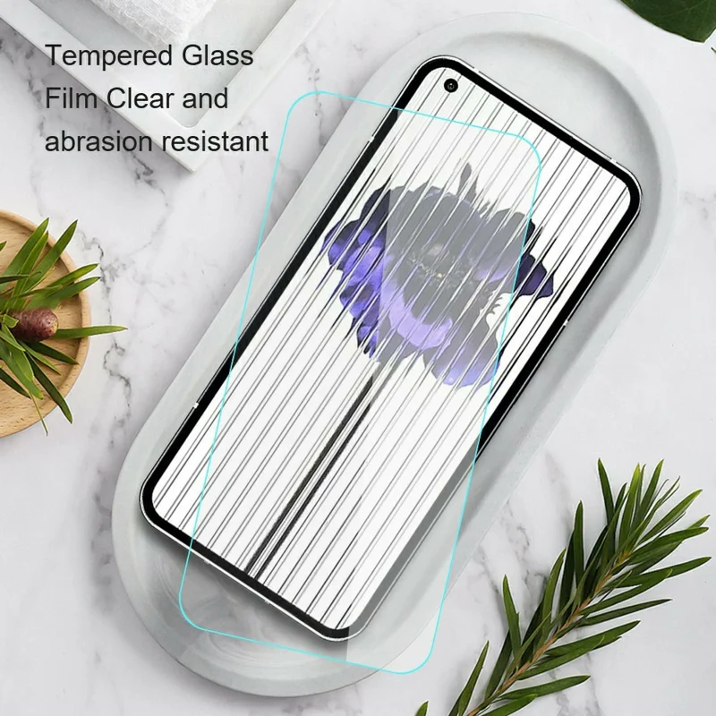 AMORUS For Nothing Phone (4a) Pro High Aluminum-silicon Glass Film Anti-Scratch 2.5D Arc Edge Screen Protector, NOT Complete Covering - Transparent