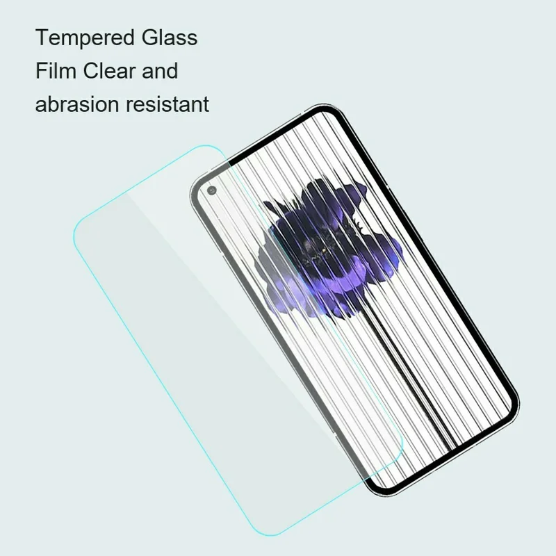 AMORUS For Nothing Phone (4a) Pro High Aluminum-silicon Glass Film Anti-Scratch 2.5D Arc Edge Screen Protector, NOT Complete Covering - Transparent