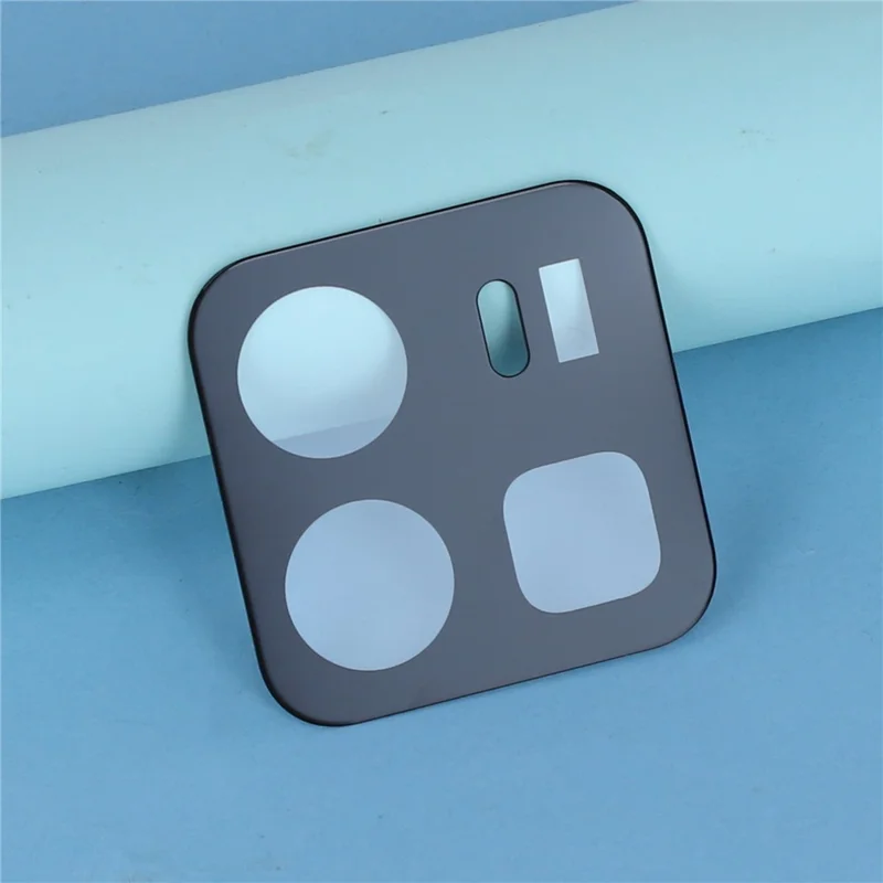 2Pcs For Realme Neo8 5G Camera Lens Protector 2.5D Arc Edge Silk Printing Tempered Glass Full Coverage Rear Lens Film - Black