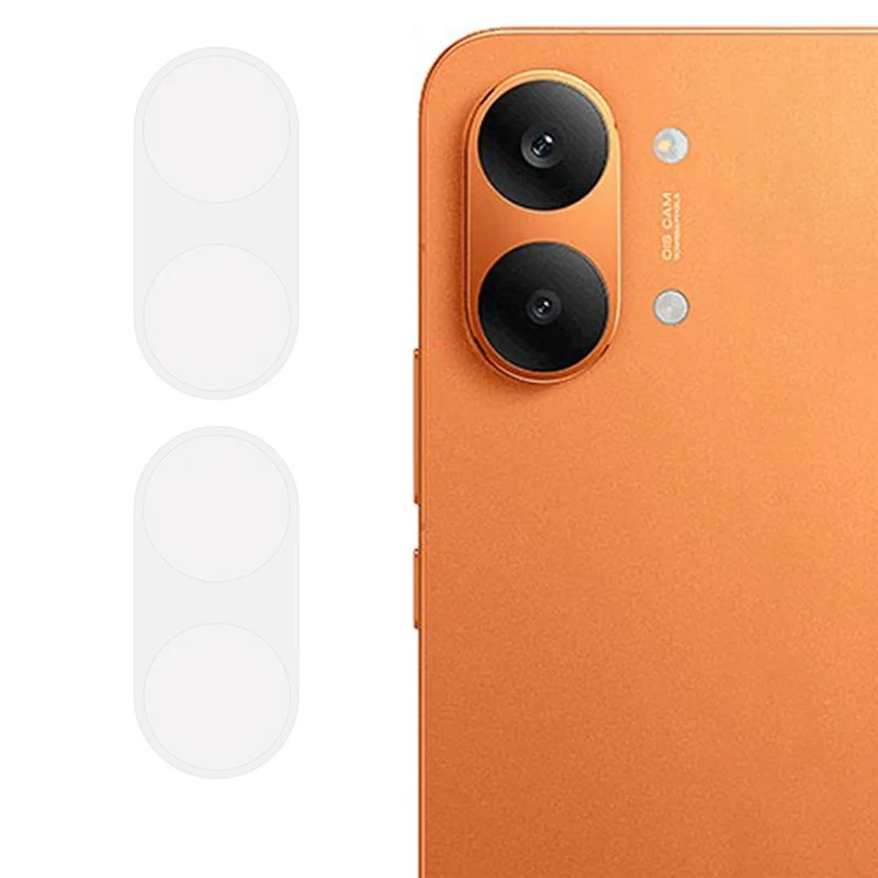 2PCS For Xiaomi Poco X8 Pro Max 5G / Redmi Turbo 5 Max 5G Camera Lens Protector 2.5D Tempered Glass Lens Film - Transparent