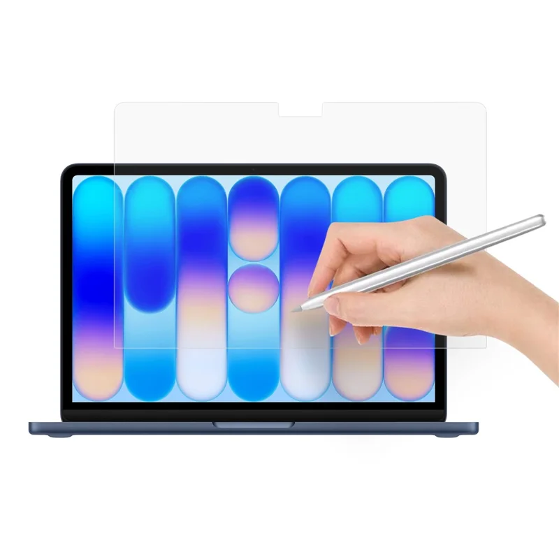 For MacBook Neo 13 inch (2026) ull Glue Full Screen Protector High Definition Thickened PET Film - Transparent