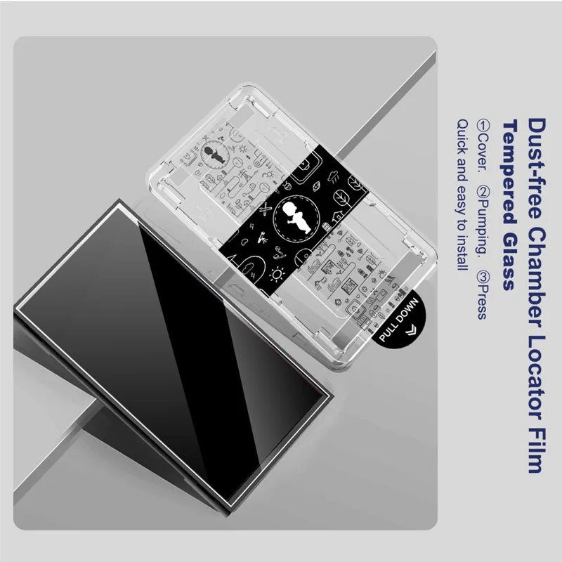 IMAK For iPad Air 11 (2025) Tempered Glass Full Screen Protector with Dust-free Installation Tool - Transparent