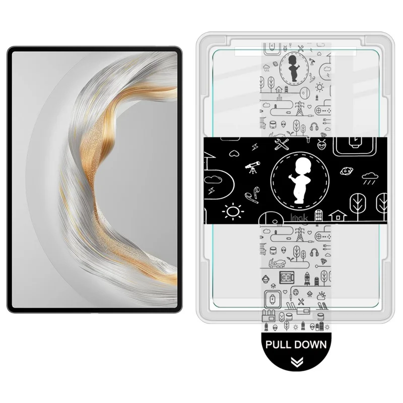 IMAK For Huawei MatePad Pro 12.2 (2025) Tempered Glass Full Screen Protector with Dust-free Installation Tool - Transparent