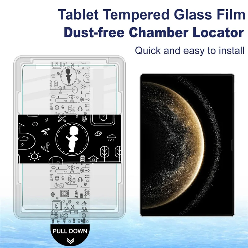 IMAK For Huawei MatePad Pro 13.2 (2025) Tempered Glass Full Screen Protector with Dust-free Installation Tool - Transparent