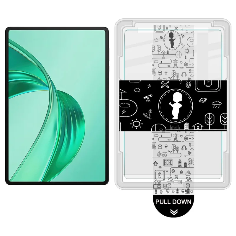 IMAK For Honor Pad X8b / Pad X8a / Pad X9 Tempered Glass Full Screen Protector with Dust-free Installation Tool - Transparent