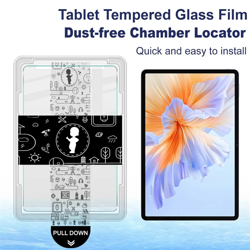 IMAK For Honor Pad V9  /  Pad GT Tempered Glass Full Screen Protector with Dust-free Installation Tool - Transparent