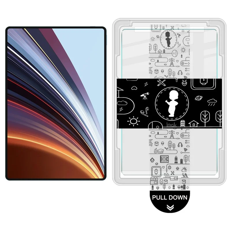 IMAK For Honor Pad GT Pro  /  MagicPad 2 12.3 Tempered Glass Full Screen Protector with Dust-free Installation Tool - Transparent