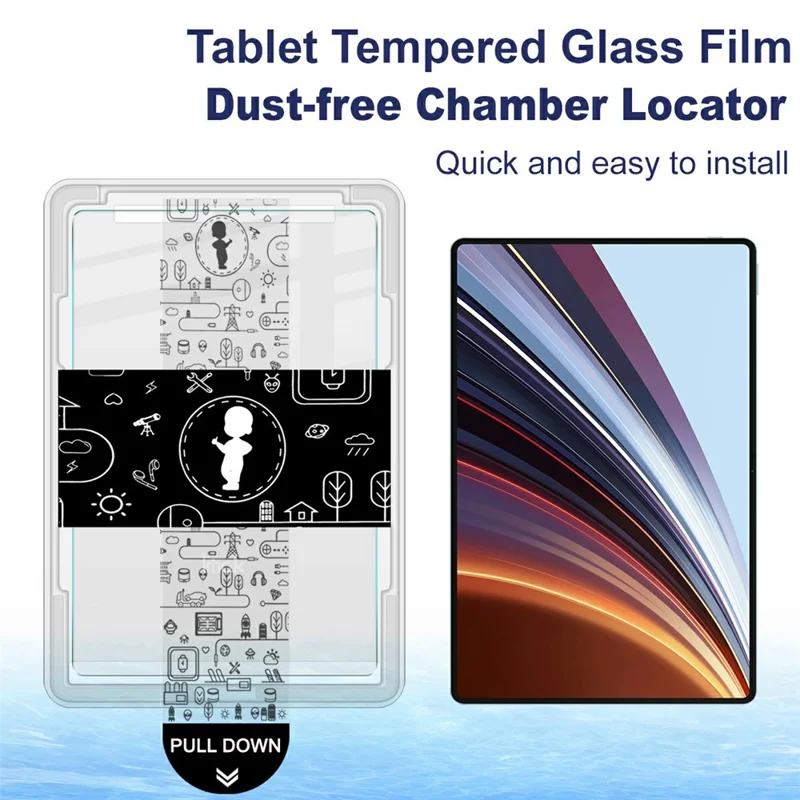 IMAK For Honor Pad GT Pro  /  MagicPad 2 12.3 Tempered Glass Full Screen Protector with Dust-free Installation Tool - Transparent