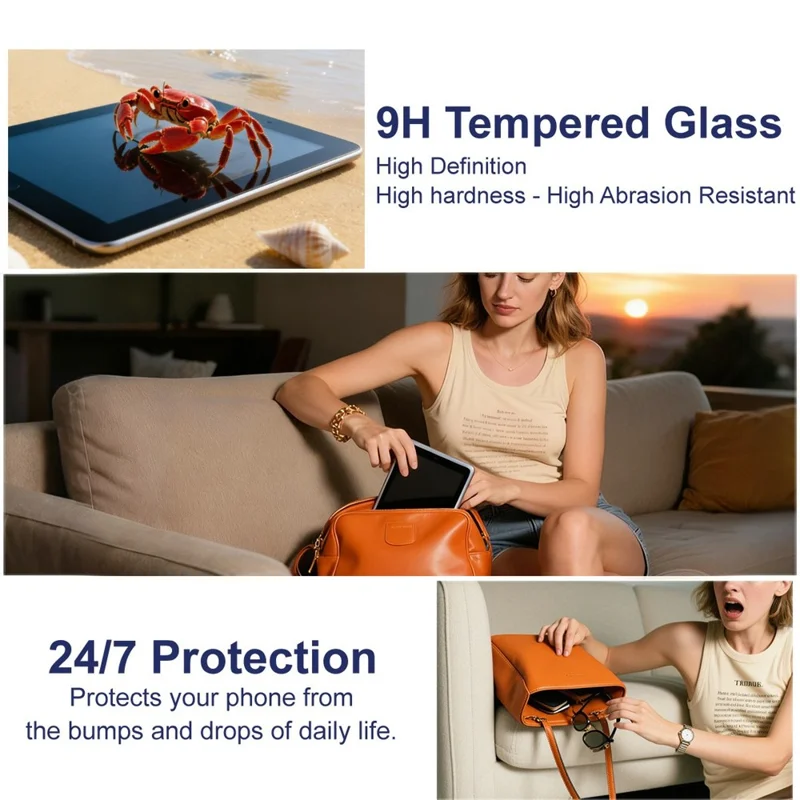 IMAK Für Honor MagicPad 13 Gehärtetes Glas Displayschutzfolie mit staubfreiem Montagewerkzeug – Transparent